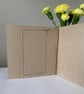Handmade Birthday Card. Yellow and cream flowers from wool felt.  - Image 4