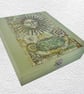 Sun: Decorated Wooden Trinket Keepsake Box 26cm - Image 2