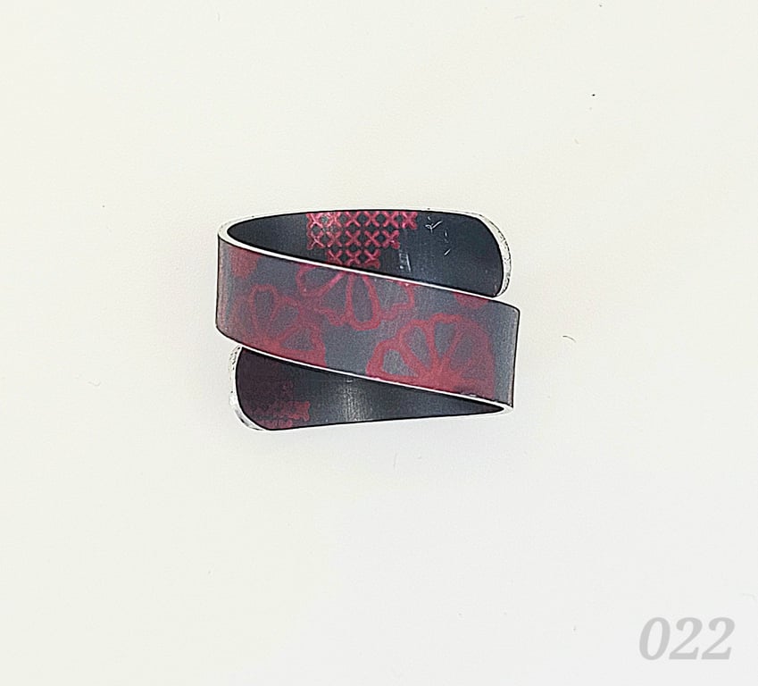 022 - Handmade Aluminium Adjustable Ring