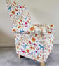Jungle Boogie Fabric Adult Chair Safari Animals Nursery Armchair Lions Jungle - Image 3