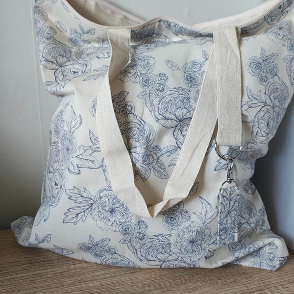 Rose Pencil sketch print Tote Bag