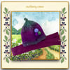 Scottish Heather Shaded Hat and Scarf Set