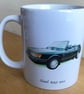 Saab 900 Convertible 1992 - 11oz Ceramic Mug for the Swedish Open Top Car fan - Image 3
