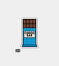 Funny Vinyl Sticker For Adults - Chocolate Bar