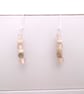 Healing Crystal Drop Earrings with Glass and Wood Bead and Yellow Brown Jasper  - Image 3