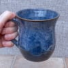 Latte coffee mug tea cup stoneware pottery handmade wheelthrown ceramic 