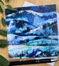 Landscape Greetings Card - Into the Blue - Image 1