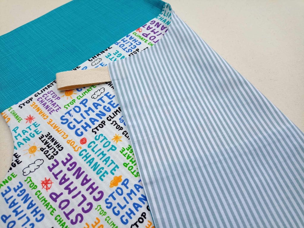  Adjustable Apron - Eco Messages: Stop Climate Change 