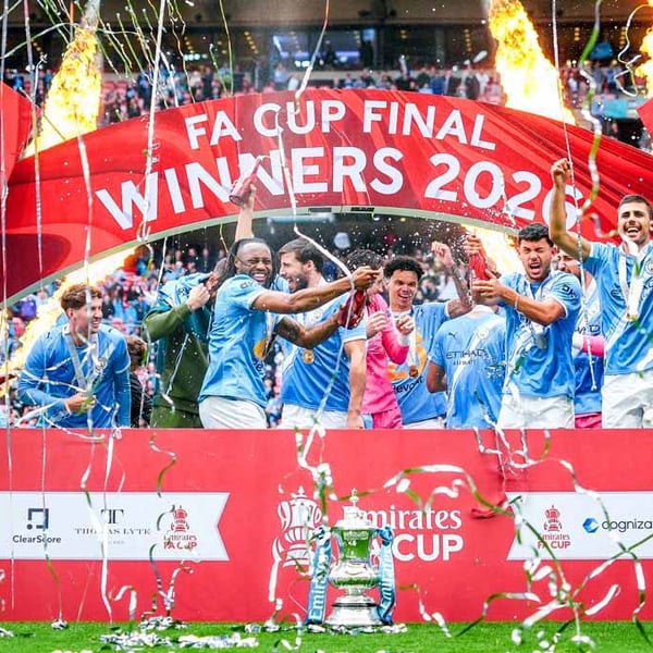 Manchester City FA Cup Winners 2026 Photograph Print