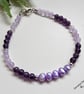 Designer Amethyst & Freshwater Culture Pearl Bracelet Meduim Size - Image 4
