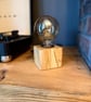 Rustic Spalted Beech Handmade Lamp & Bulb