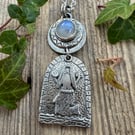 Mermaid of Zennor Pendant with Moonstone