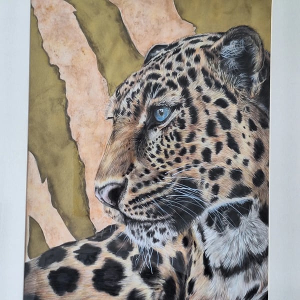 'Rani' Leopard Original Artwork