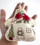 ONE Christmas Fairy House Hanging Decoration, Mushroom Christmas Decoration - Image 9