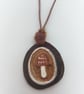Avocado stone necklace - Image 2