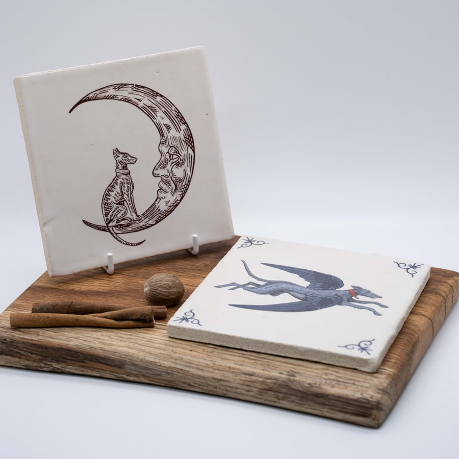 Handmade stoneware tiles