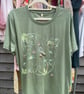 Floral Bumble Bee T Shirt 14