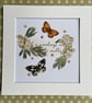 Handcrafted Collage of British Butterflies - Image 1