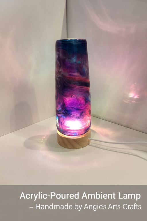 Acrylic-Poured Ambient Lamp