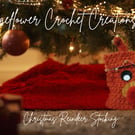 Christmas Stocking Crochet Reindeer