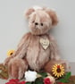 Teddy bear, mohair artist bear, one of a kind collectable in Steiff mohair