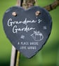 Personalised Garden - Slate Heart