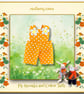 Yellow Spotted Dungarees to fit the Pip Squeaks and Cotton Tails 