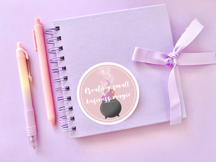 Small Business Die Cut Sticker