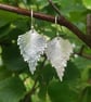 Silver Birch Earrings large - Image 3