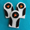 Penguin finger puppets