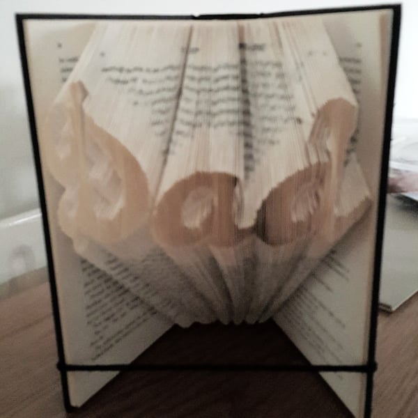 Dad 4 MMF Book Folding Pattern - EMAILED PDF PATTERN
