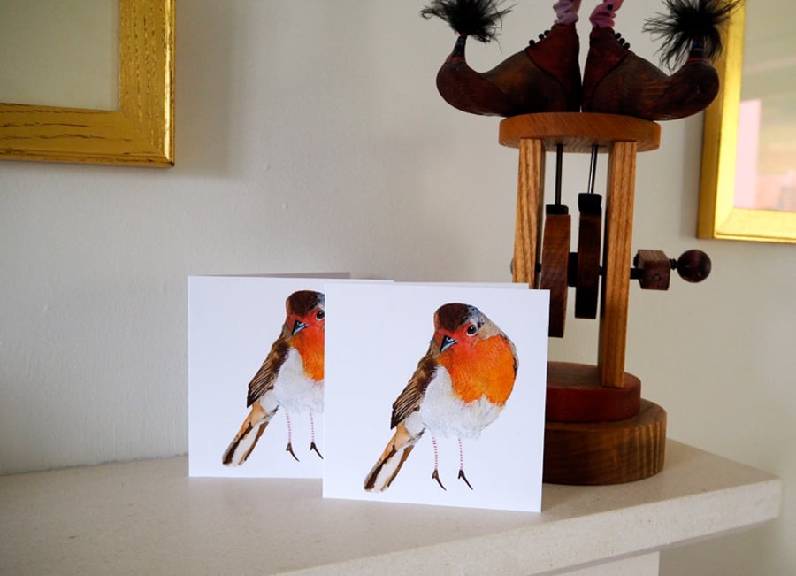 Robin Christmas cards 5x5inch Christmas Greeting cards