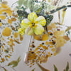 Spring Yellow PRIMROSE PIN Wedding Lapel Flower Brooch HANDMADE HAND PAINTED