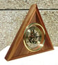 Triangular Skeleton Clock with Quartz Movement - Handmade - Image 2