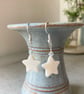Shell Star Earrings with Swarovski crystal - Image 3