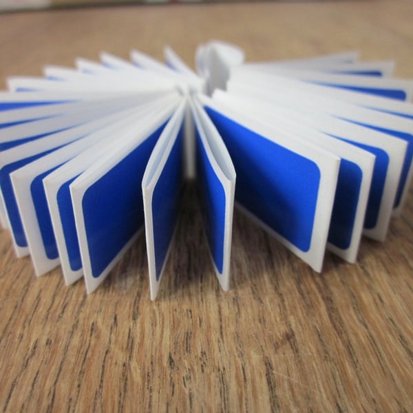 50 Small Sapphire Blue Stickers