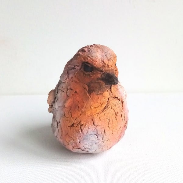 Christmas Robin sketch sculpture 