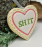 Summer seconds Small Ceramic heart decoration Swear words  - Image 2