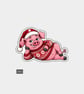 Funny Christmas Gift Tags For Adults, 6pk - Cheeky Laying Pig