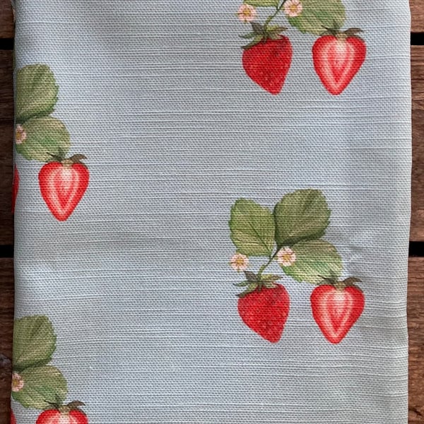 Strawberry tea towel