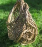 Crescent  Moon Lacey Weave basket made to order size, materials, design options - Image 2