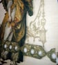 Fabric panel gold lady - Image 2