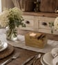 Mango Wood with Large Tealight Holder - Image 1