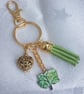 Gorgeous Tree of Life Key Ring - Key Chain Bag Charm - Gold Tones. - Image 3