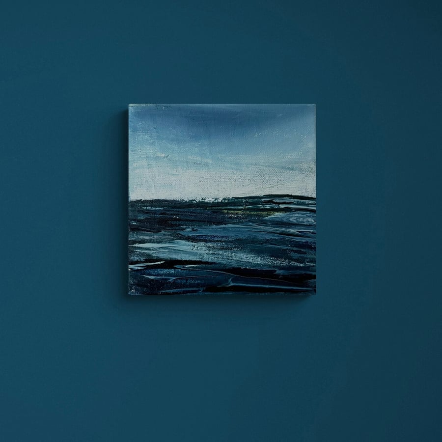 Perfectly Imperfect Original Seascape Painting on Canvas - Sample 34