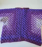 Kids crochet cropped hexi sweater - Image 3