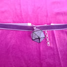 Dice on velvet choker