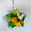 “You’re a star “ fused glass hanging decoration