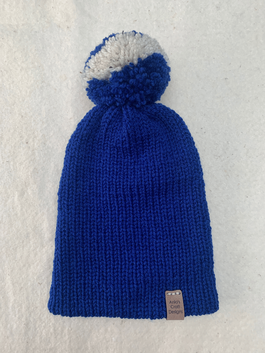 Cobalt Blue Beanie