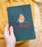 A5 Handmade Notebook with Robin Design - Image 2